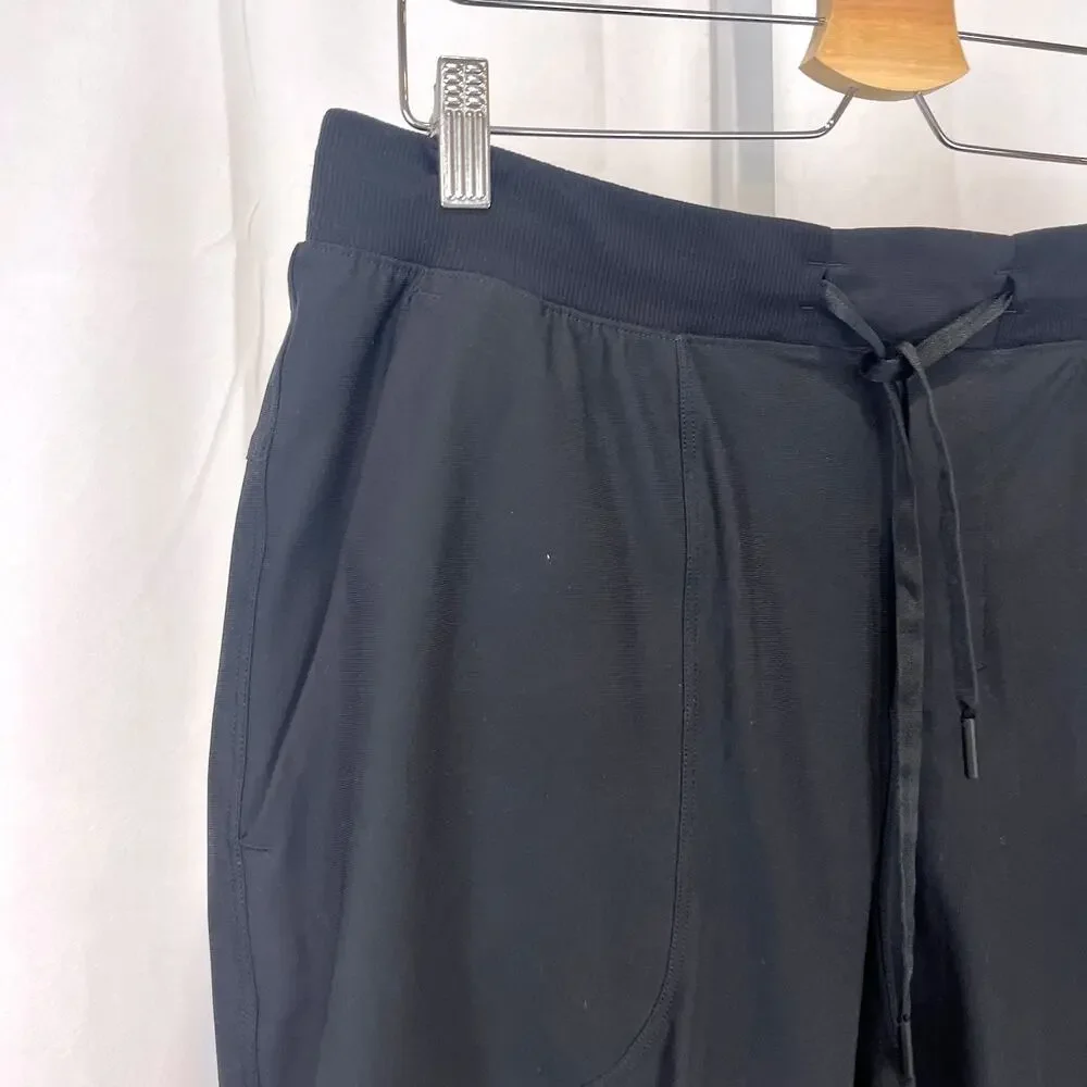 LULULEMON ABC Jogger Pants M5AMZS Warpstreme Pull On Pockets Black Size L - Picture 4 of 8